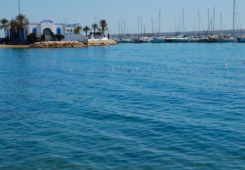 Port located in Marbella, a village located in the south of Spain