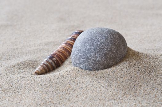 zen pebbles and sand background 