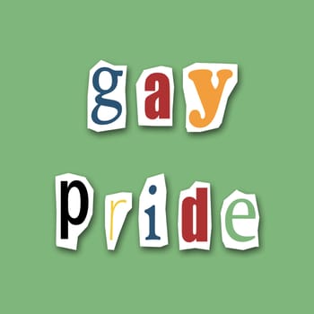 creative divided word - Gay Pride