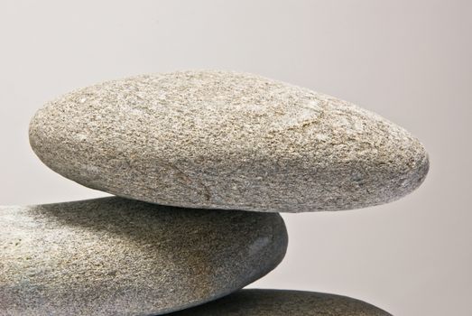 zen pebbles isolated closeup background 