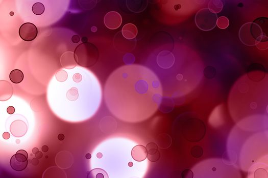 Bright circles of light abstract background