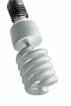 lamp energy saving on white background