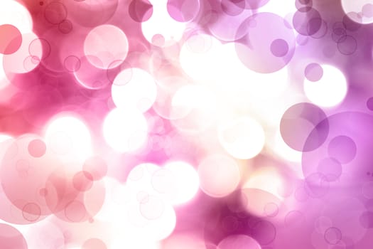 Bright circles of light pink tone background