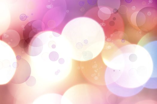 Bright circles of light abstract background 