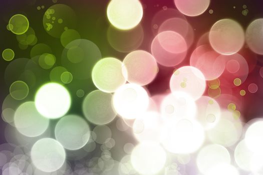 Bright circles of light abstract background 