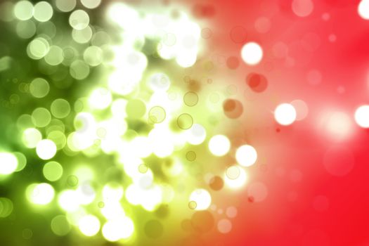 Bright circles of light abstract background 