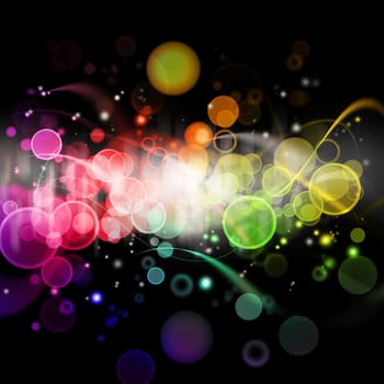 Bright lights abstract color background