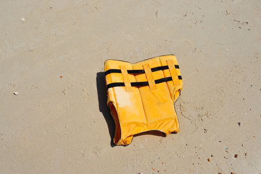 Life jackets on koh larn beach, Pattaya