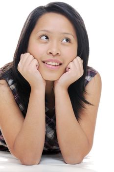 Pretty asian girl looking happy isolated background







Pretty filipina girl portrait isolated background