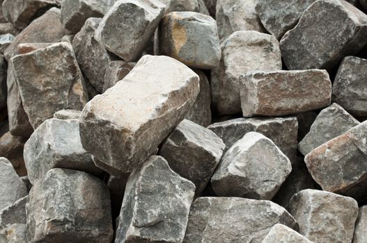 cobbles closeup industry material background