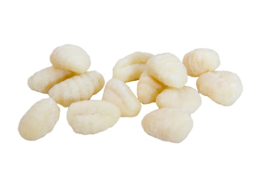 Gnocchi scattered on white background







Lupini cooked on white background