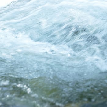 Close up of a waterfall