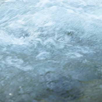 Close up of a waterfall