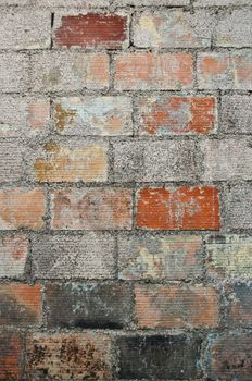 Brick wall construction material background