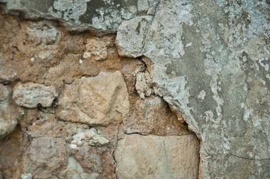 old wall in stone texture background