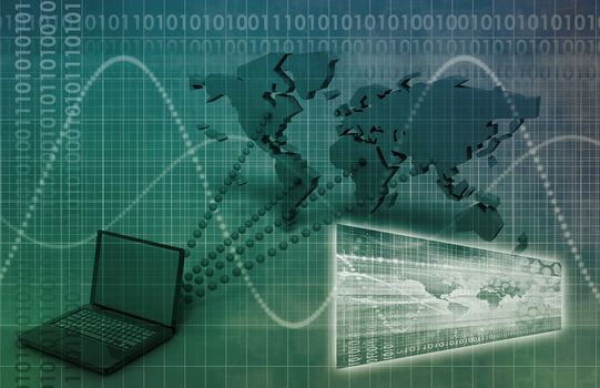 Science Research as a Tech Concept for Presentation 