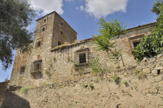 Ancient building in Trujillo, a town in the province of Caceres in Extremadura, Spain.