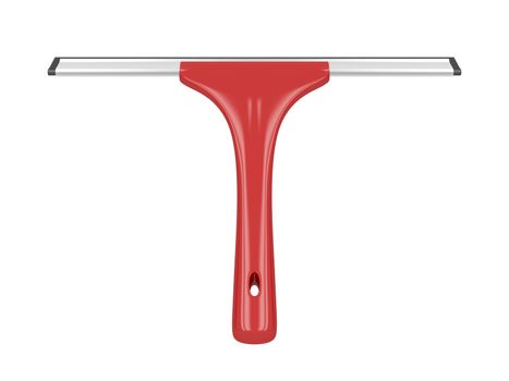 Glass cleaner on white background
