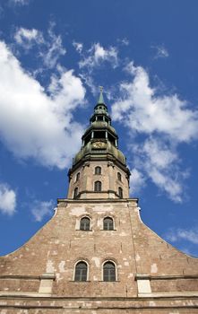 The magnificent St. Peter's Church in Riga, Latvia.