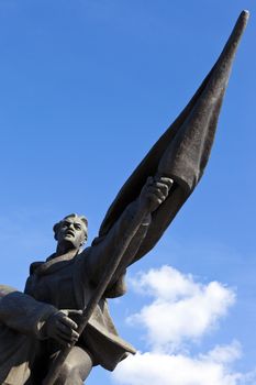 A monument commemorating the events which took place in Riga on 13th January 1905 - also known as Bloody Sunday.  The monument is situated along the east bank of the Daugava River in Riga, Latvia.