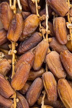 Brown dates from Tunisia - background