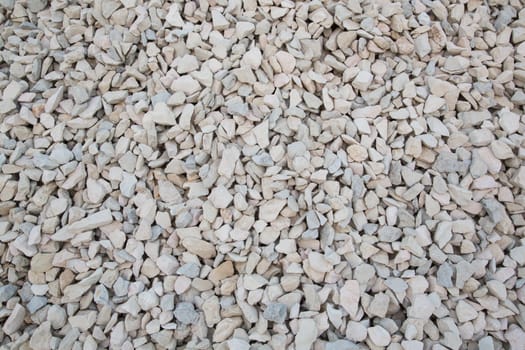 small gravel of light grey color.Background