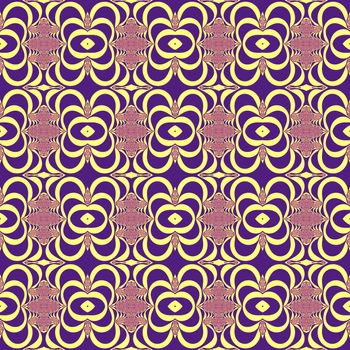Digital computer graphic - seamless decorative ornament for design.