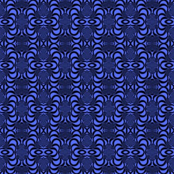 Digital computer graphic - seamless decorative ornament for design.