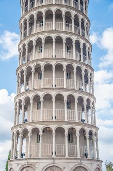 The gardens of the Pisa Tower