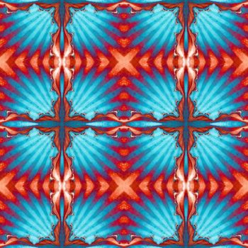 Digital computer graphic - seamless ornament with decorative crosses for design.