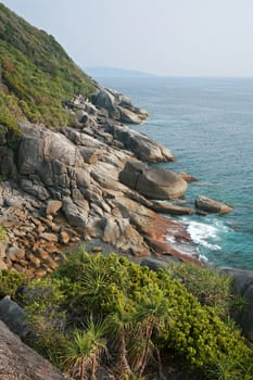 view point of Similan island south of Thailand.