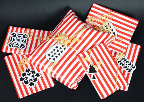 christmas gifts with handmade tags