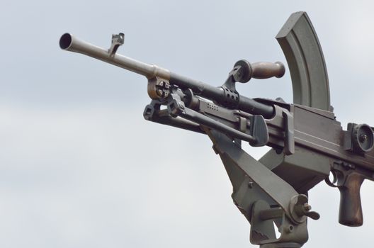 Modern mounted machine gun