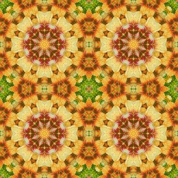 Artistic background, seamless abstract floral pattern, paintings on canvas