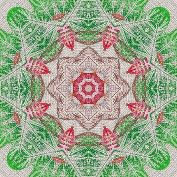 Artistic background, seamless abstract floral pattern, paintings on canvas
