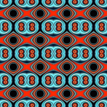 Digital computer graphic - seamless decorative ornament for design.