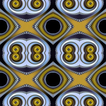 Digital computer graphic - seamless decorative pattern in a bright colors for design.