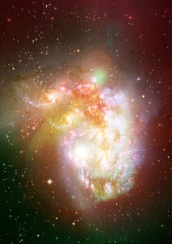 Small part of an infinite star field of space in the Universe.