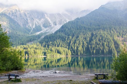 Lake in the Alps