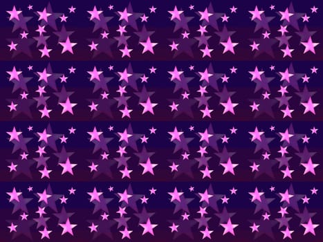 Digital computer graphic - seamless decorative background with a stars for design.