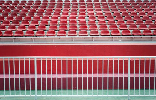 Empty bleachers