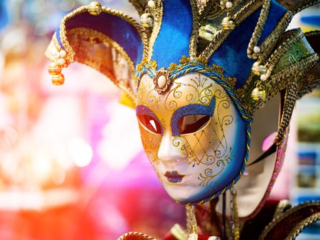 Colorful Venetian carnival mask for sale