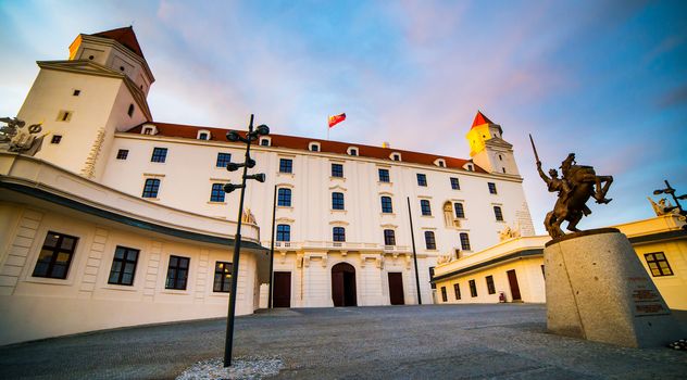 Beautiful Bratislava Castle in Slovakia