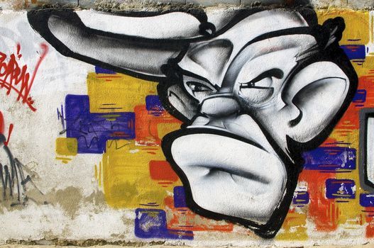 A decorative painting on a wall in Varna