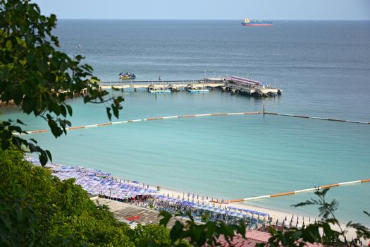 Koh Larn Harbour in Pattaya, Thailand.