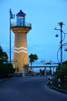Lighthouse in morning, Pattaya, Thailand