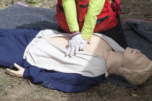 CPR training detail