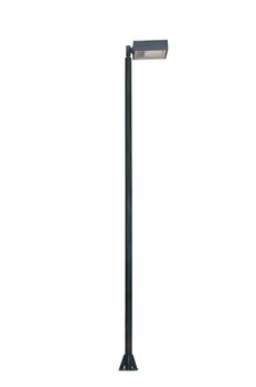 Street light pole isolated on white background