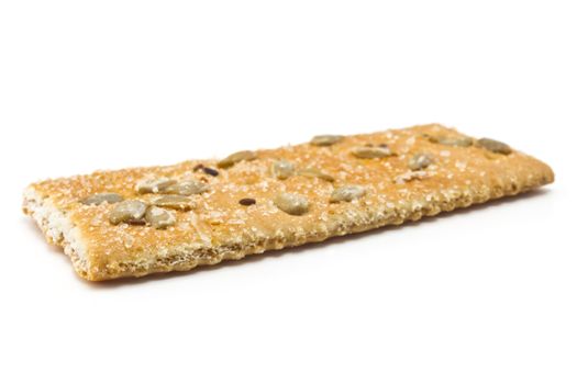 cracker with sugar, sesame and sunflower seeds