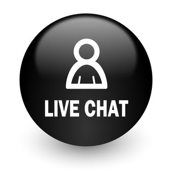 black glossy computer icon